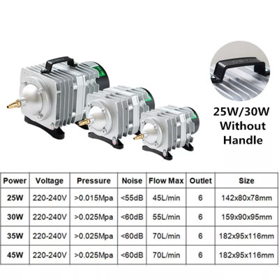 Máy sục oxi bể cá 25w - máy sủi cá 