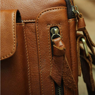 Túi đeo chéo nam nhỏ da bò thật - BHLDJ004 Túi xách tay. hàng chính hãng.