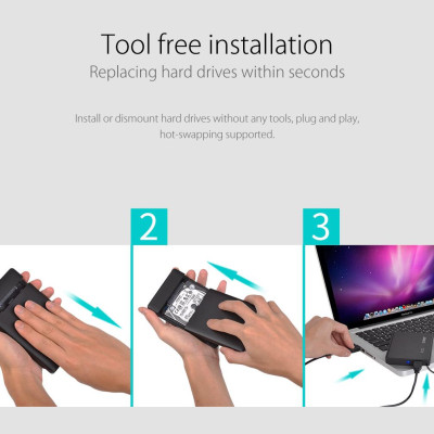 Hộp đựng ổ cứng 3.5" ORICO 3588US3- Hàng chính hãng