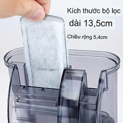Bông Lọc Bể Cá Than Hoạt Tính 2IN1 | Dùng Cho Máy Lọc Thác Nước Siêu Sạch