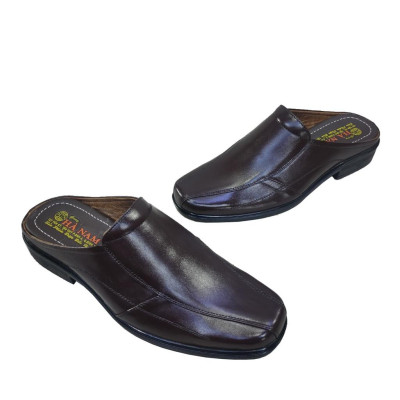 Dép Bít Mũi Nam Da Bò Thật TiTi ĐÔ Cao Cấp GSB20138