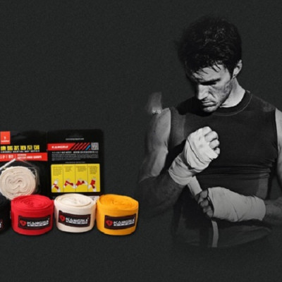 Băng quấn tay võ thuật, boxing KB802 dài 2.5m nhiều màu bằng vải mềm mại, thuận tiện cho người sử dụng