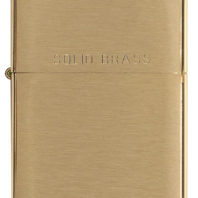 Bật lửa Zippo Brushed Brass Solid 204