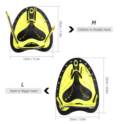 1 Đôi găng tay dùng để lặn, chèo thuyền thủy sinh, tập huấn với dây đeo có thể điều chỉnh