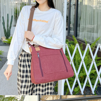 Túi xách túi đeo vai nữ vải canvas thời trang cao cấp phong cách mới