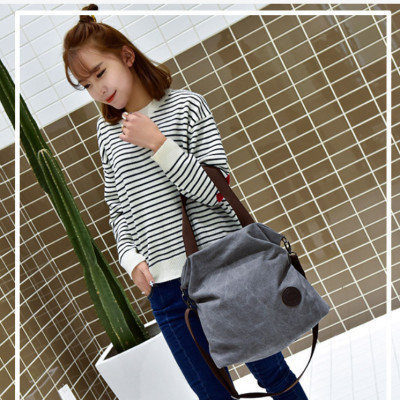 Túi xách nữ vải canvas thời trang cao cấp phong cách cá tính mới