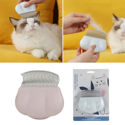 Lược Chải Lông Massage Gỡ Rối Cho Mèo Hình Con Sò