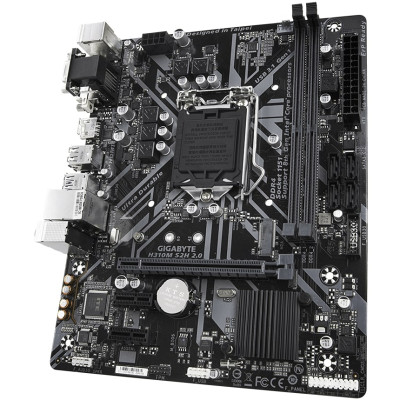 Bo Mạch Chủ Main GigaByte H310M-H hổ trợ CPU thế hệ 8 và 9 - Hàng Chính Hãng