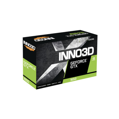 Card màn hình VGA INNO3D GTX 1650 4GB GDDR6 TWIN X2 OC 128bit (N16502-04D6X-171330N) - Hàng Chính Hãng