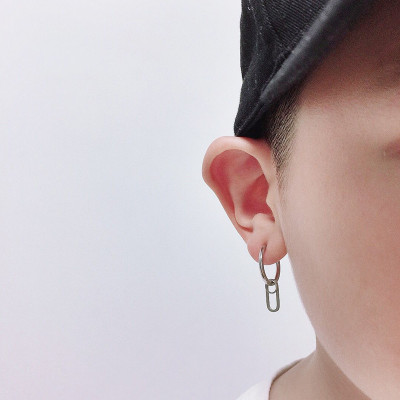 Bông tai lỗ tròn thời trang mạnh mẽ basic