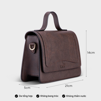 Túi Lata ( Thời trang nữ đi chơi size 21 - Túi đeo chéo da HN92 )