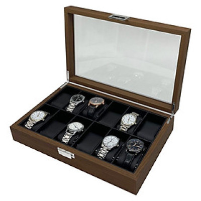 Hộp Đồng Hồ 12 Chiếc SAIKE SAIKE S129 Gỗ Óc Chó