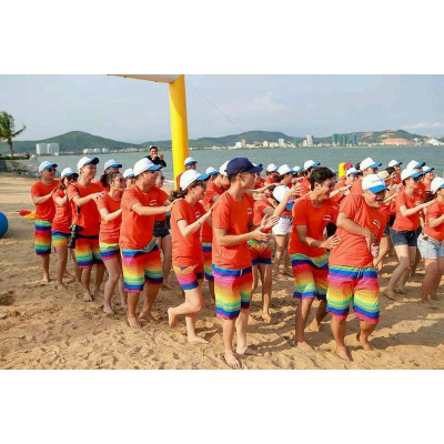 Quần đôi đi biển xinh xắn