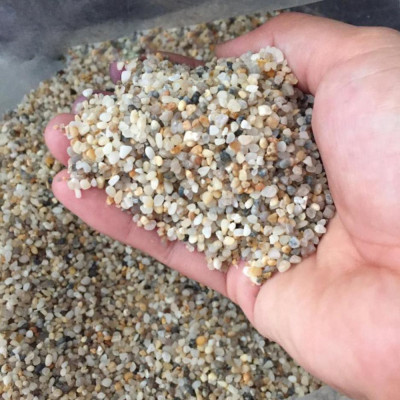 Sỏi Suối 3 Màu (1.2KG, size bé ) - Trang Trí Bể Cá, Thủy Sinh, Tiểu Cảnh, Lọc Nước Hiệu Quả