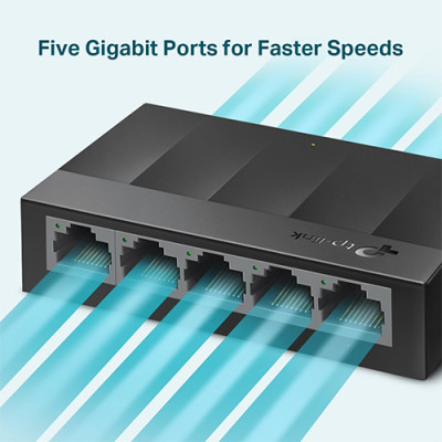 Switch TP-Link 5-Port 10/100/1000Mbps Gigabit Desktop Switch LS1005G - Hàng chính hãng