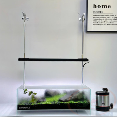 Bộ đế treo đèn TRU Lamp Base Stainless Steel chân inox bể cá tép thủy sinh tiểu cảnh