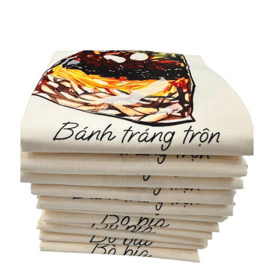 Túi tote trơn và hoạ tiết hình dễ thương xinh xắn nhiều size 3B