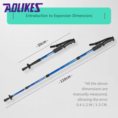 Gậy Leo Núi AOLIKES A-3401 Hợp Kim Nhôm Siêu Nhẹ, Bền Bỉ Vượt Trội