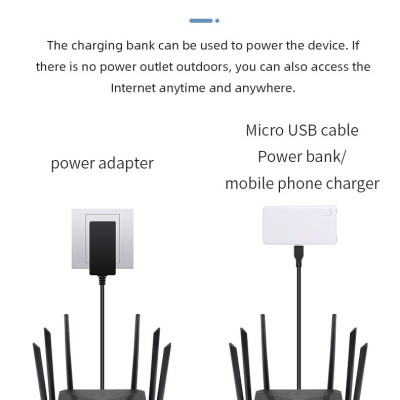 Phát wifi từ sim 4G B618 tích hợp 6 ăngten, bộ phát wifi 4G LTE  có 4 cổng WAN/LAN, 6 ăngten Siêu Khỏe - hàng chính hãng