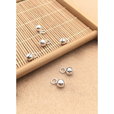 Combo charm bạc chuông mặt treo - Ngọc Quý Gemstones