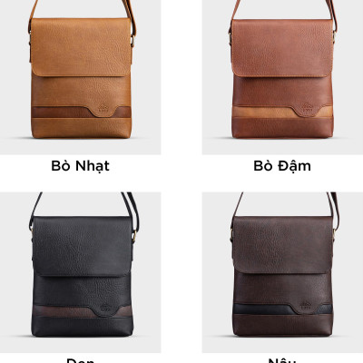 Túi Lata ( Thời trang nam đựng ipad - Túi đeo chéo da TN16 )