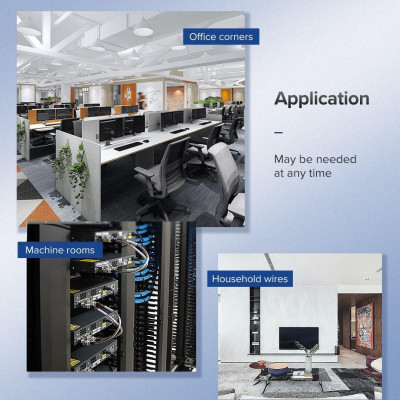 Ugreen UG60485LP124TK 5M cỡ 15mm băng dán Velcro màu đen ngang 1.5cm - HÀNG CHÍNH HÃNG