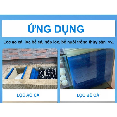 Vật Liệu Lọc Hồ Cá Bền Đẹp | Bùi Nhùi Jmat Không Keo Siêu Sạch Nước