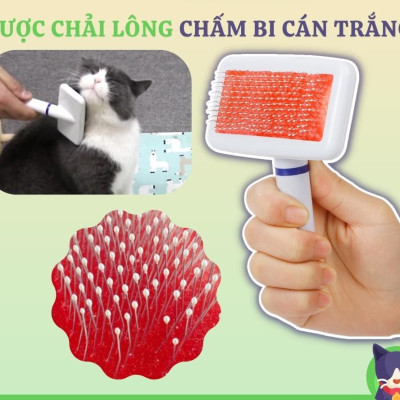 Lược chải lông cho chó mèo, giúp lấy sạch lông thừa của thú cưng - HENRYSA