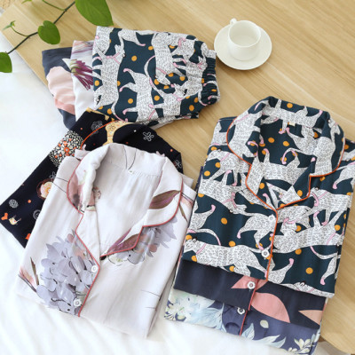 Pijama Mặc Nhà , Đồ Bộ Ngủ Nữ Dài Tay Azuno BN2116 Chất Liệt Cotton Lụa Có Thể Mặc Mùa Hè