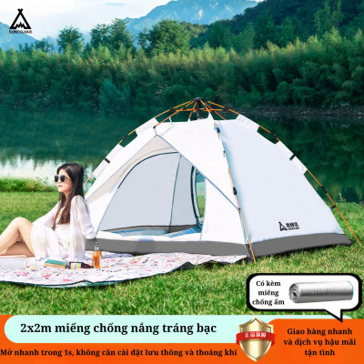 Lều tự động Suncojia, lều ngoài trời chống nắng, lều cắm trại dã ngoại, kích thước 2x2m