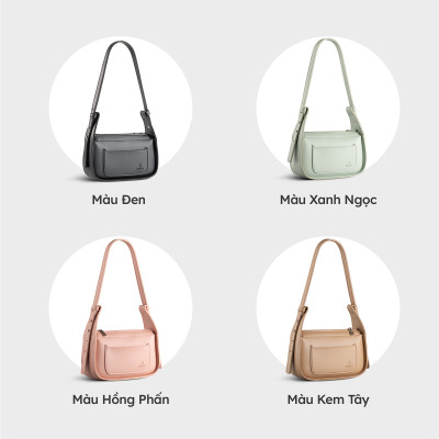 Túi Yuumy ( Thời trang nữ xinh xắn size 22 - Túi đeo vai da Seasand YN224 )