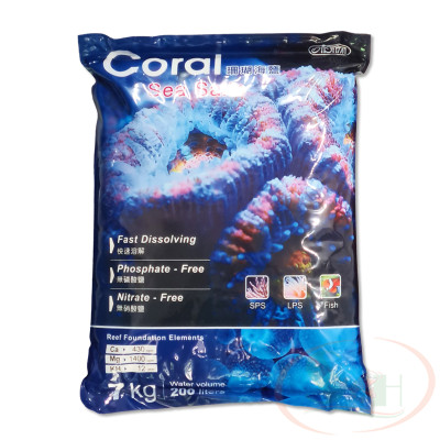 Muối biển Ista Coral Sea Salts khoáng dinh dưỡng bể cá biển rạn san hô nước mặn