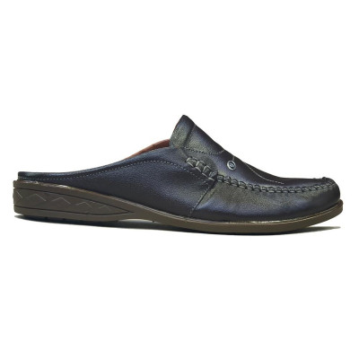 Dép Bít Mũi Nam Da Bò Thật TiTi ĐÔ Cao Cấp GSB2100d