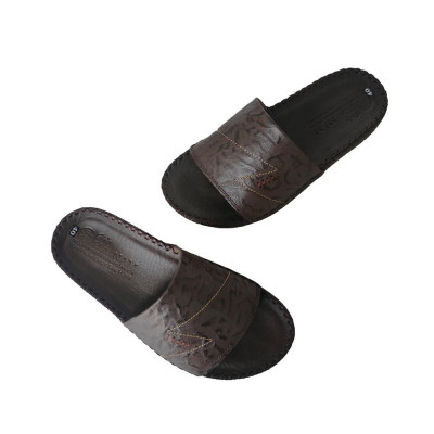 Dép Nam Quai Ngang Da Bò Thật TiTi ĐÔ Cao Cấp DNA2172d