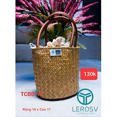 TÚI CỎ BÀNG THỜI TRANG LEROSV ECO