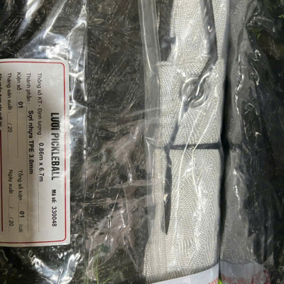 Lưới pickleball Vifa 330048 kích thước 6.7m*0.86m, chất liệu TPE dày 3.0mm, cỡ ô lưới M48, chống thụng tiêu chuẩn