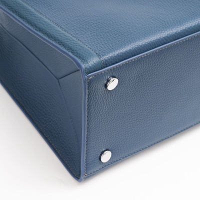 Túi xách nữ công sở Gence da bò Mill TX14 Blue Fairy