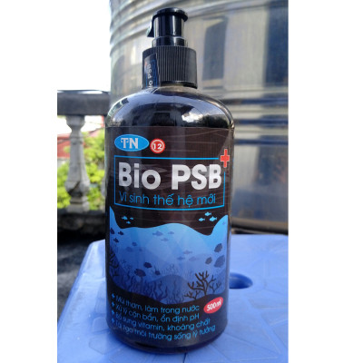 Vi Sinh hồ cá PSB 500ML 3IN1: trong nước, bổ sung VITAMIN, ổn định PH cho bể cá, hồ cá cảnh