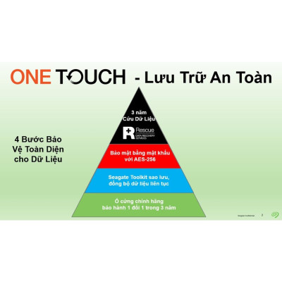 Ổ Cứng Di Động HDD Seagate One Touch 1TB 2.5" USB 3.0 + Phục Hồi Dữ Liệu Rescue_Hàng chính hãng