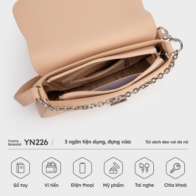 Túi Yuumy ( Thời trang nữ thiết kế đơn giản trẻ trung - Túi đeo vai da Seasand YN226 )