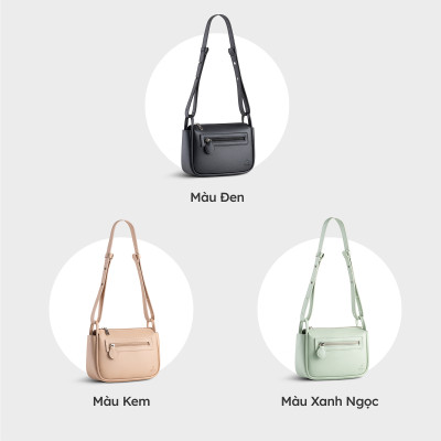 Túi Yuumy ( Thời trang nữ thời trang năng động size 23 - Túi đeo chéo da Seasand YN230 )