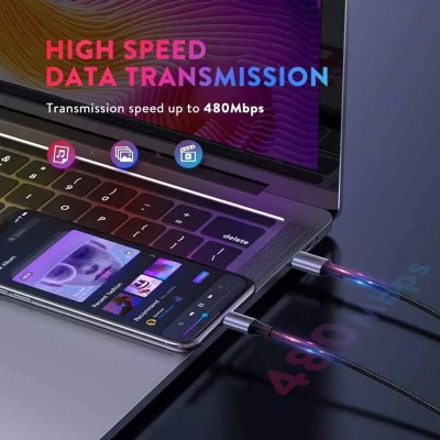 Ugreen UG60760US304TK 1.5m cáp usb type c ra lightning bọc nhôm chống nhiễu màu đen - HÀNG CHÍNH HÃNG