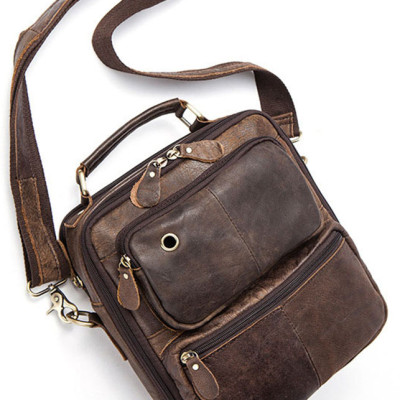 Túi đeo chéo nam da bò mài, bụi, cá tính BHM8951 Túi xách nam