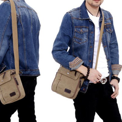 Túi đeo chéo đeo vai nam vải canvas cao cấp phong cách mới