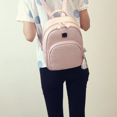 Balo Nữ Cao Cấp, Balo Nữ Họa Tiết Da Cá Sấu Vải Nylon Chống Thấm, Nhiều Ngăn Rộng Rãi Tiện Dụng, Balo Đi Chơi, Du Lịch, Dã Ngoại 