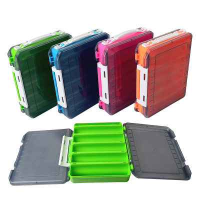 Hộp câu cá hai mặt giúp giữ các phụ kiện câu cá ngăn nắp