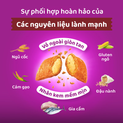 Thức Ăn Cho Mèo Whiskas Adult 1+ Years Vị Saba Nướng 1.2kg/Túi