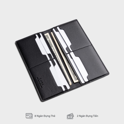 Ví Lata ( Thời trang nữ dáng cầm tay dáng dài - Ví da VN64 )