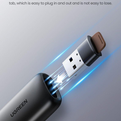 Ugreen UG50654LP479TK 200M laser sử dụng pin AAA không kèm pin Bút trình chiếu điều khiển 100m có túi đựng - HÀNG CHÍNH HÃNG