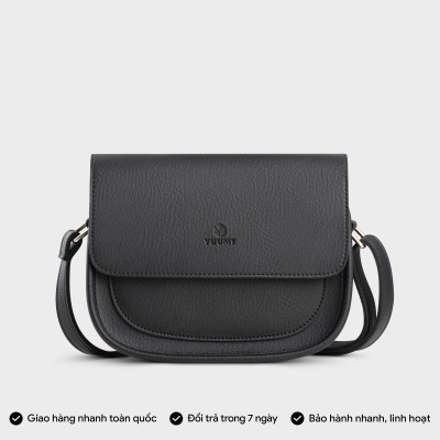 Túi Yuumy ( Thời trang nữ phối nắp gập size 21 - Túi đeo chéo da Bergen YN273 )